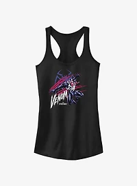 Marvel Spider-Man 2 Game Venom Scratch Portrait Girls Tank