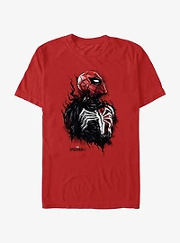 Marvel Spider-Man 2 Game Spider-Man Venom Transformation T-Shirt