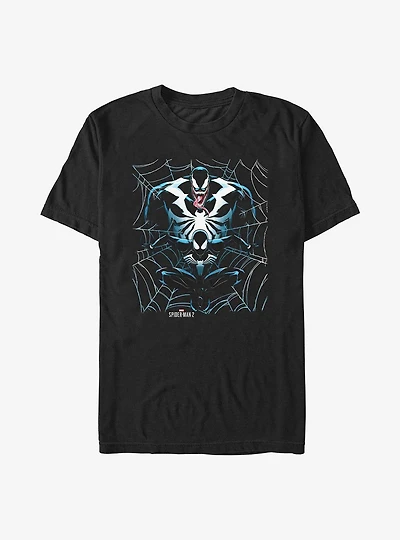 Marvel Spider-Man 2 Game Spider-Man Venom Web T-Shirt