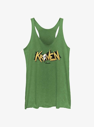 Marvel Spider-Man 2 Game Kraven Logo Girls Tank