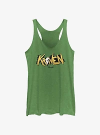 Marvel Spider-Man 2 Game Kraven Logo Girls Tank