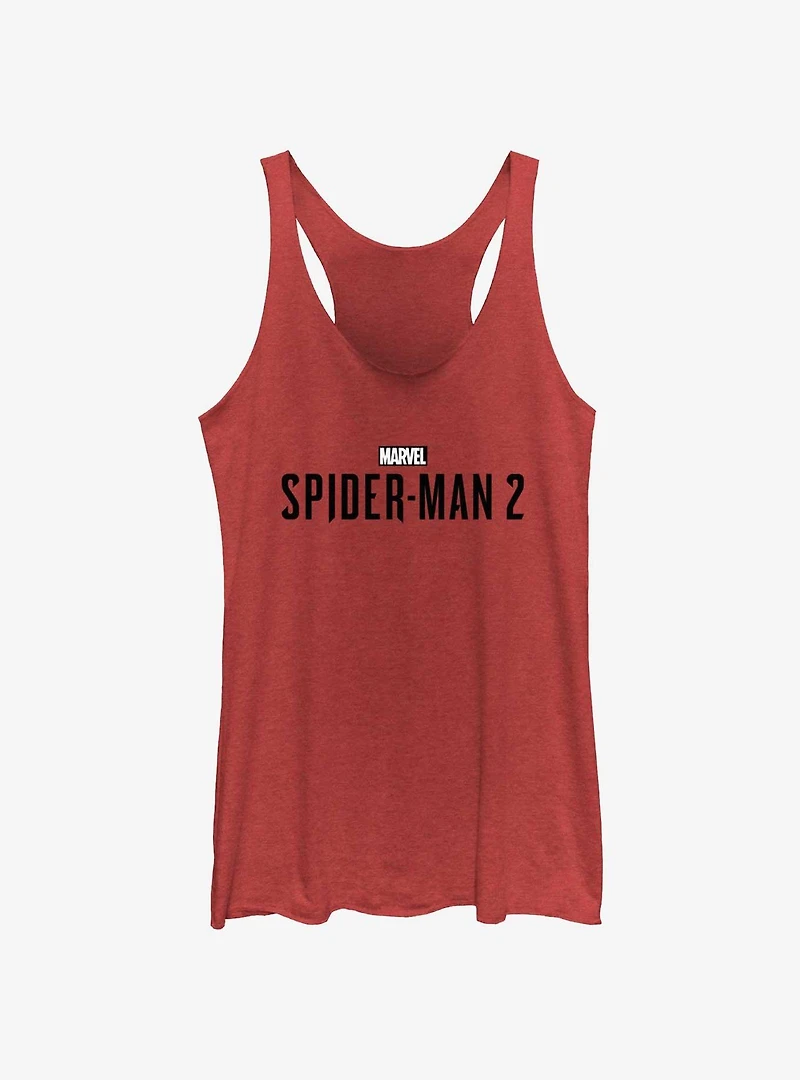 Marvel Spider-Man 2 Game Black Logo Girls Tank