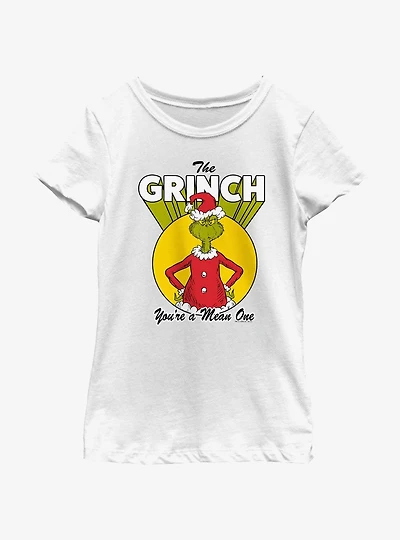Dr. Seuss The Grinch You're A Mean One Youth Girls T-Shirt