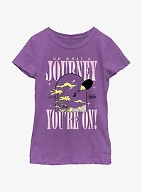 Dr. Seuss Oh What A Journey You're On Youth Girls T-Shirt