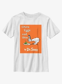 Dr. Seuss Green Eggs and Ham Book Cover Youth T-Shirt