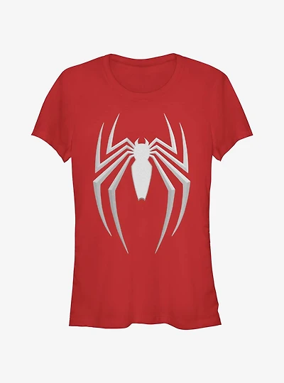 Marvel Spider-Man 2 Game Gray Spider Icon Girls T-Shirt