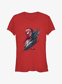 Marvel Spider-Man 2 Game Spider-Man Profile Girls T-Shirt