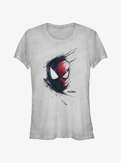 Marvel Spider-Man 2 Game Venom Spider-Man Splash Girls T-Shirt