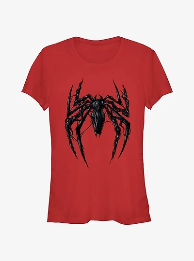 Marvel Spider-Man 2 Game Black Spider Venom Icon Girls T-Shirt