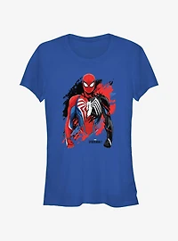 Marvel Spider-Man 2 Game Spider-Man Venom Morph Girls T-Shirt
