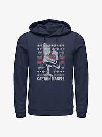 Marvel Captain Marvel Ugly Holiday Hoodie