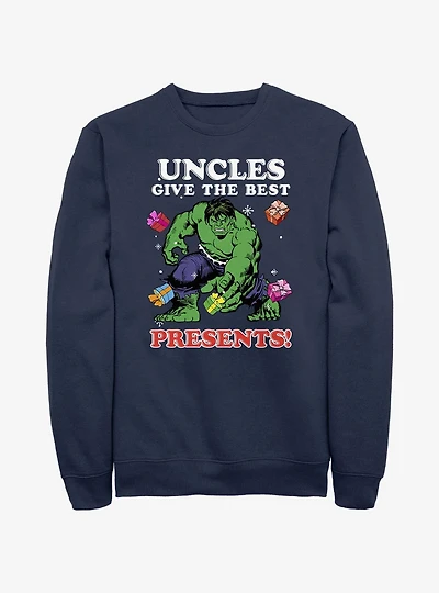 Marvel The Hulk Uncles Give The Best Presents Sweatshirt