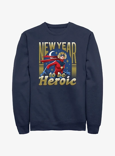 Marvel Ms. Marvel New Year To Be Heroic Sweatshirt