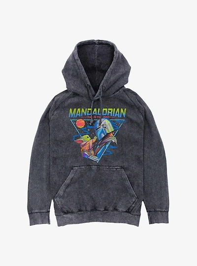 Star Wars The Mandalorian Triangle This Is The Way Mineral Wash Hoodie