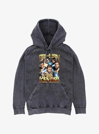 Star Wars Episode III: Revenge Of The Sith Obi-Wan Kenobi Mineral Wash Hoodie