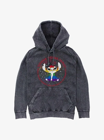Disney Lilo & Stitch Ohana Pride Mineral Wash Hoodie