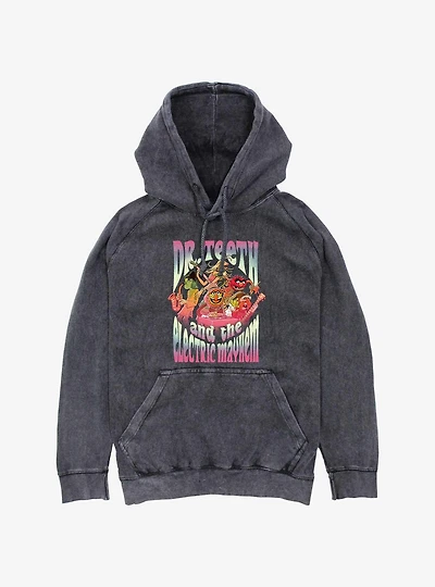 Disney The Muppets Dr Teeth. & The Electric Mayhem Band Mineral Wash Hoodie