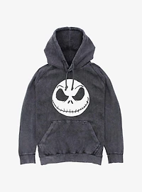 The Nightmare Before Christmas Big Face Jack Mineral Wash Hoodie