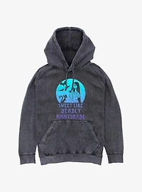 Disney Nightmare Before Christmas Sally Deadly Nightshade Mineral Wash Hoodie