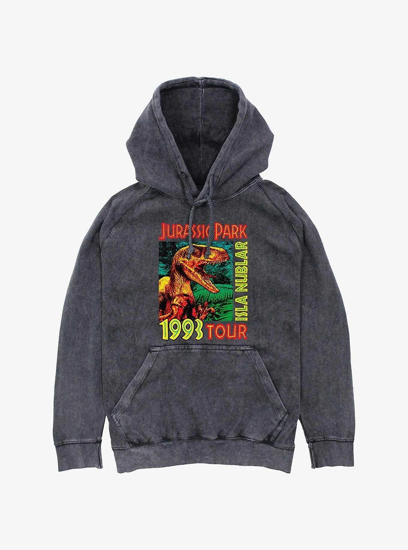 Jurassic Park Isla Nublar Tour Mineral Wash Hoodie