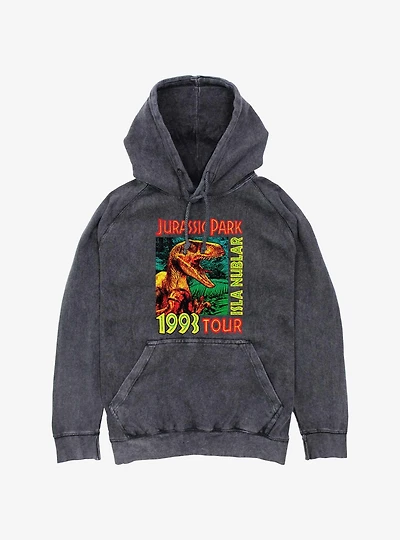 Jurassic Park Isla Nublar Tour Mineral Wash Hoodie