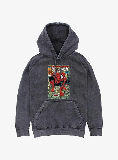 Marvel Spider-Man Comic Cover Torment Mineral Wash Hoodie