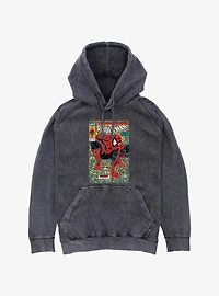 Marvel Spider-Man Comic Cover Torment Mineral Wash Hoodie