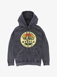 The Legend Of Zelda Explore Hyrule Mineral Wash Hoodie