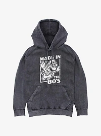 Mario Made In The 80s Mineral Wash Hoodie