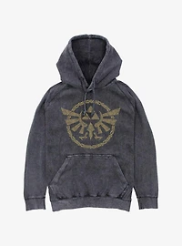 The Legend Of Zelda: Tears Of The Kingdom Hyrule Crest Mineral Wash Hoodie