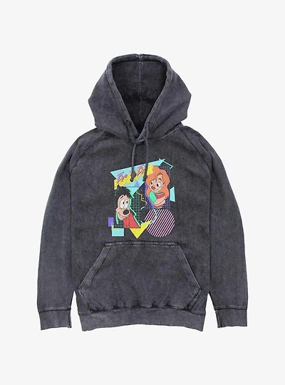 Disney A Goofy Movie Eye To Eye Max & Roxanne Mineral Wash Hoodie