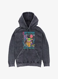 Star Wars The Mandalorian The Child Comic Cover Mineral Wash Hoodie
