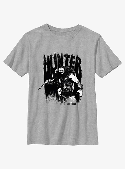 Marvel Spider-Man 2 Game Hunter Kraven Portrait Youth T-Shirt