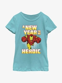 Marvel Iron Man New Year Youth Girls T-Shirt