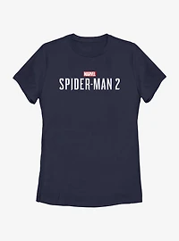 Marvel Spider-Man 2 Game Logo Womens T-Shirt