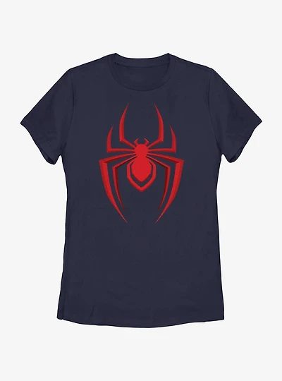 Marvel Spider-Man 2 Game Red Spider Icon Womens T-Shirt