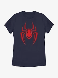 Marvel Spider-Man 2 Game Red Spider Icon Womens T-Shirt