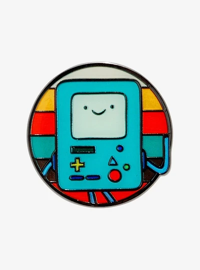 Adventure Time BMO Stripe Enamel Pin - BoxLunch Exclusive