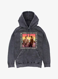 The Lord Of Rings Some Good This World Mineral Wash Hoodie