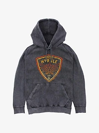 The Legend Of Zelda Explore Hyrule Mineral Wash Hoodie