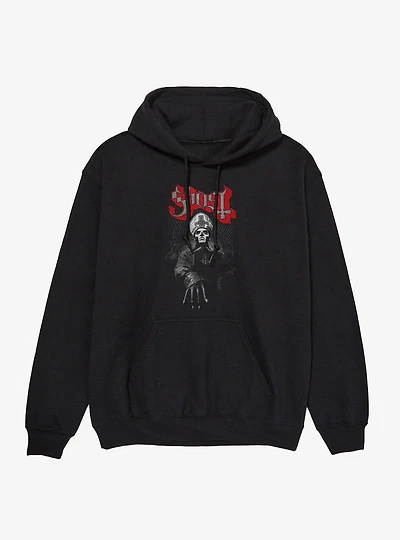 Ghost Papa Emeritus III Black And White Hoodie