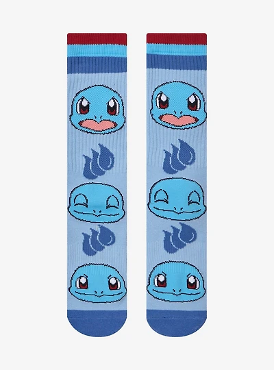 Pokémon Squirtle Faces Crew Socks - BoxLunch Exclusive