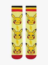 Pokémon Pikachu Faces Crew Socks - BoxLunch Exclusive