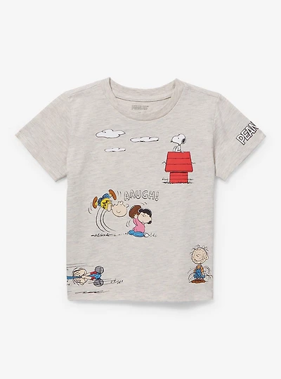 Peanuts Charlie Brown and Friends Puff Print Toddler T-Shirt — BoxLunch Exclusive