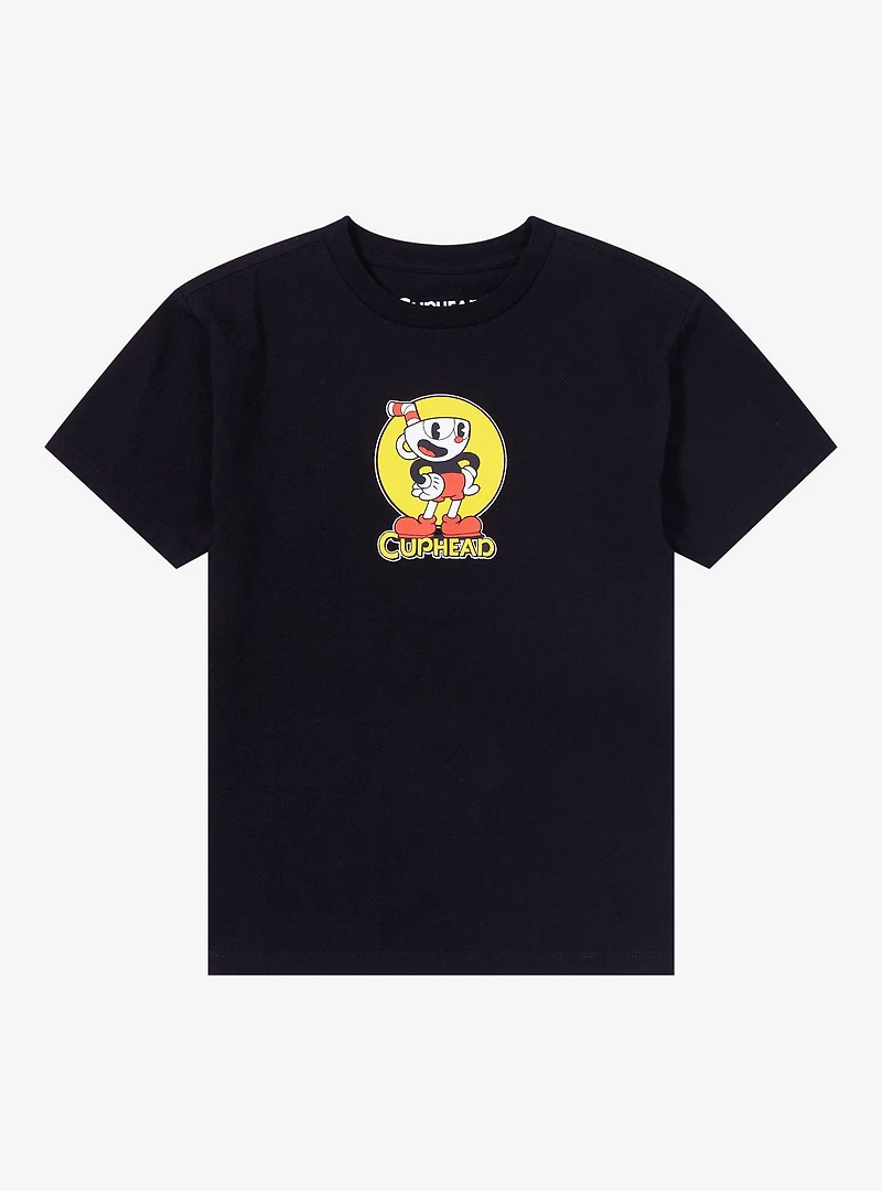 Cuphead Portrait Line Art Youth T-Shirt — BoxLunch Exclusive