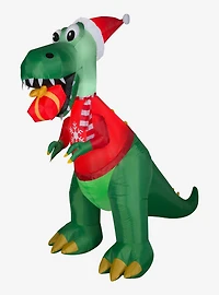 T-Rex with Gift Airblown