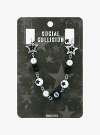Social Collision 8 Ball Star Bead Necklace