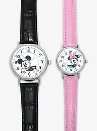 Disney Mickey Mouse & Minnie Mouse Watch Set