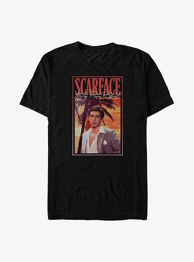 Scarface Money Power Respect Poster T-Shirt
