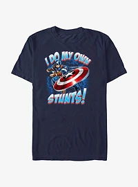 Marvel Captain America I Do My Own Stunts T-Shirt